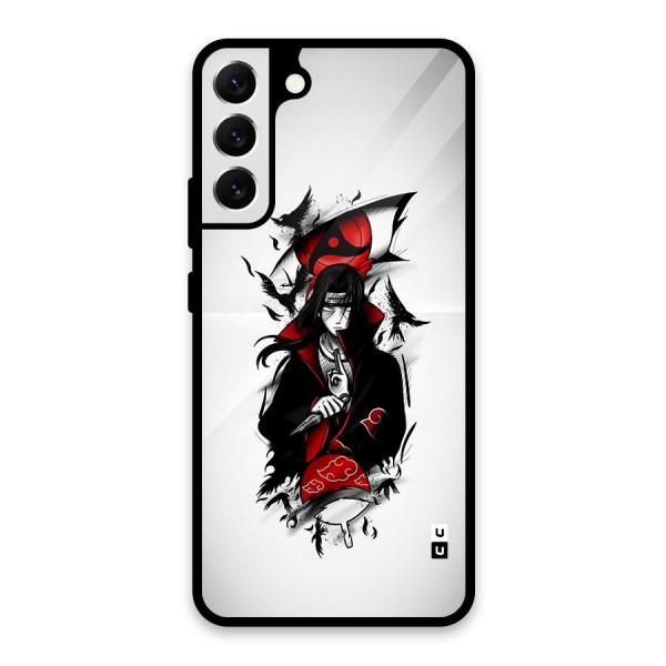 Itachi Combat Glass Back Case for Galaxy S22 Plus 5G