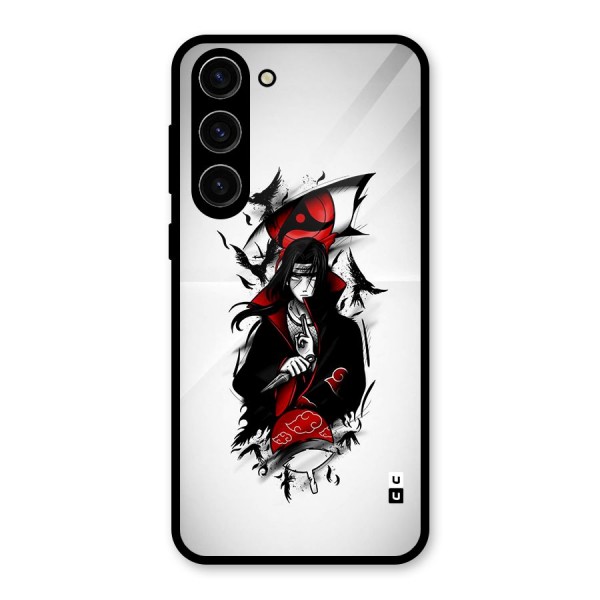 Itachi Combat Glass Back Case for Galaxy S23 Plus