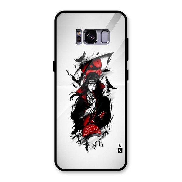 Itachi Combat Glass Back Case for Galaxy S8