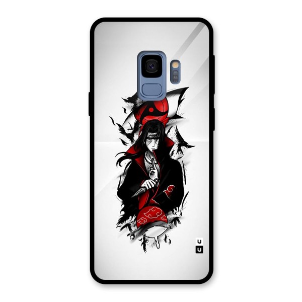 Itachi Combat Glass Back Case for Galaxy S9