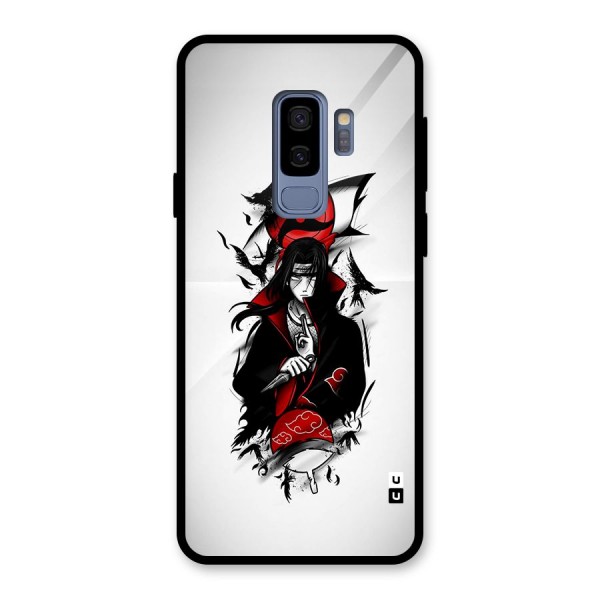 Itachi Combat Glass Back Case for Galaxy S9 Plus