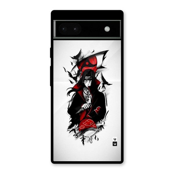 Itachi Combat Glass Back Case for Google Pixel 6a