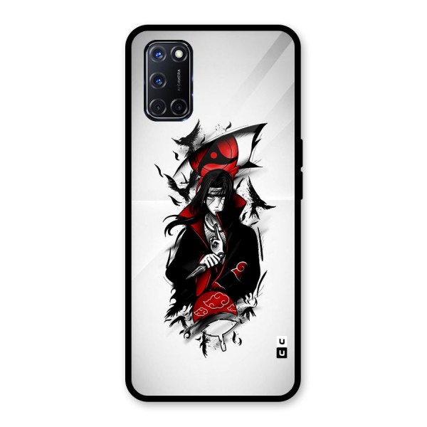 Itachi Combat Glass Back Case for Oppo A52