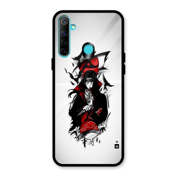 Itachi Combat Glass Back Case for Realme 5i