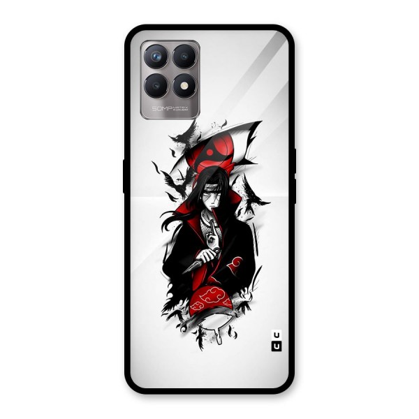 Itachi Combat Glass Back Case for Realme 8i