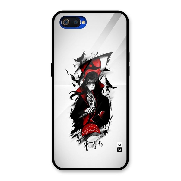 Itachi Combat Glass Back Case for Realme C2