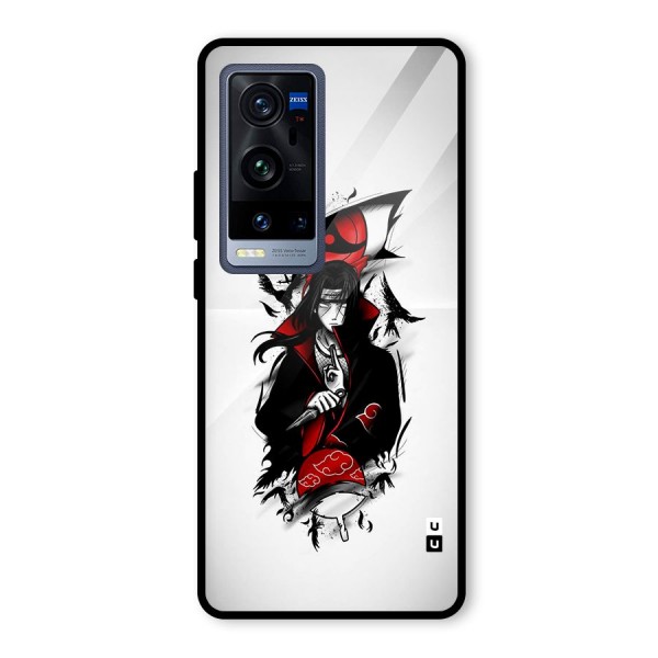 Itachi Combat Glass Back Case for Vivo X60 Pro Plus