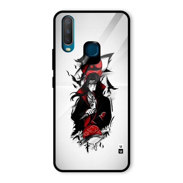 Itachi Combat Glass Back Case for Vivo Y12