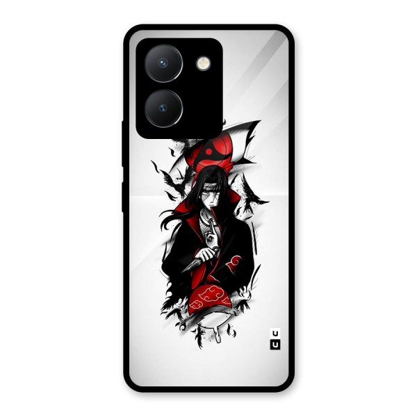 Itachi Combat Glass Back Case for Vivo Y36