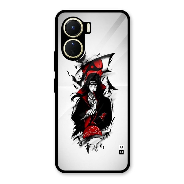 Itachi Combat Glass Back Case for Vivo Y56