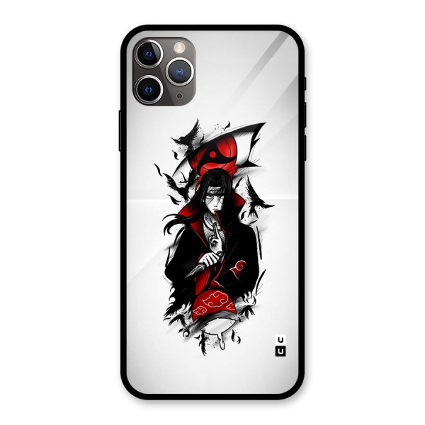 Itachi Combat Glass Back Case for iPhone 11 Pro Max