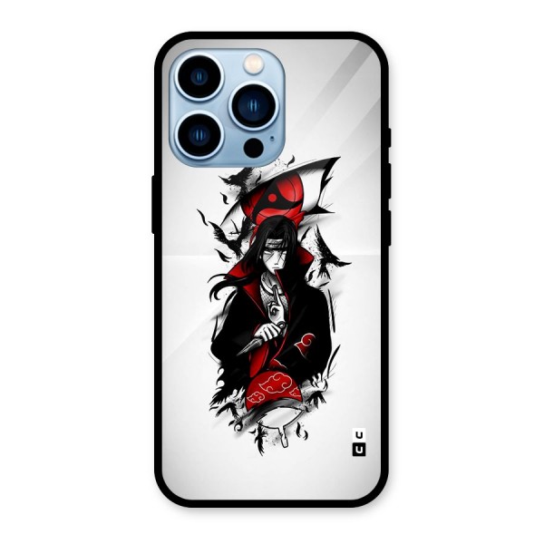 Itachi Combat Glass Back Case for iPhone 13 Pro