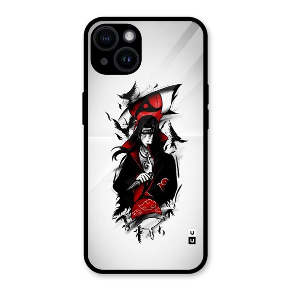 Itachi Combat Glass Back Case for iPhone 14