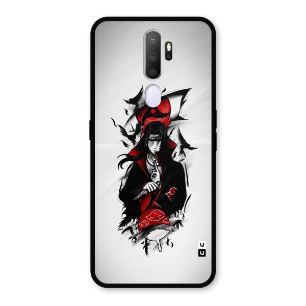 Itachi Combat Metal Back Case for Oppo A5 (2020)