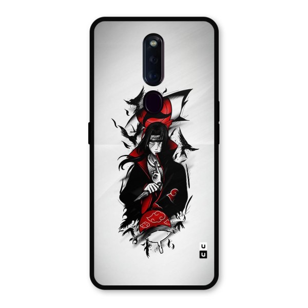 Itachi Combat Metal Back Case for Oppo F11 Pro