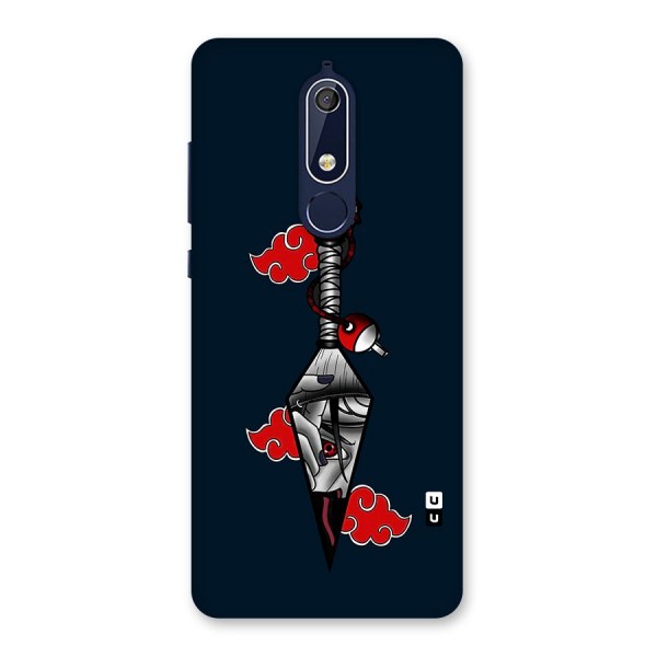 Itachi Kunai Naruto Back Case for Nokia 5.1