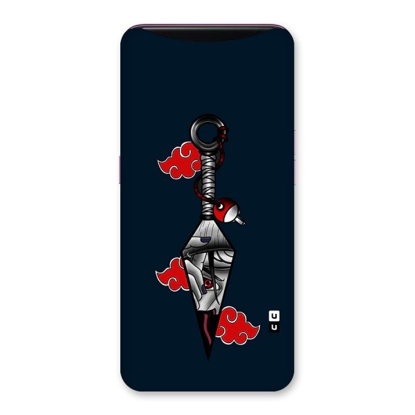 Itachi Kunai Naruto Back Case for Oppo Find X