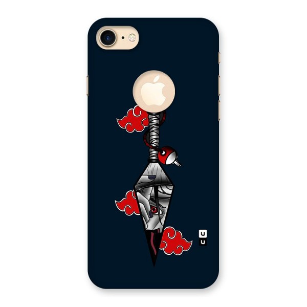 Itachi Kunai Naruto Back Case for iPhone 8 Logo Cut