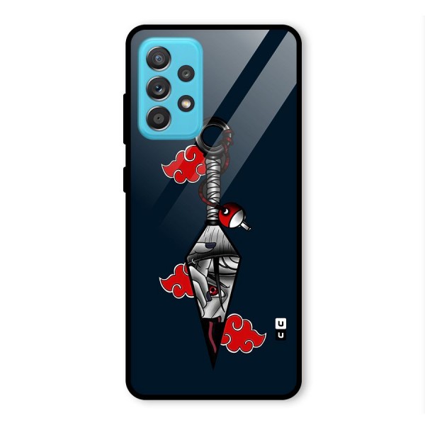 Itachi Kunai Naruto Glass Back Case for Galaxy A52s 5G