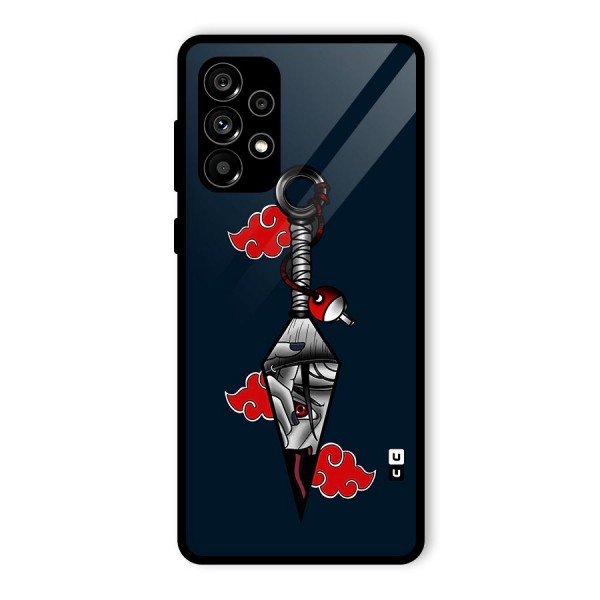 Itachi Kunai Naruto Glass Back Case for Galaxy A73 5G