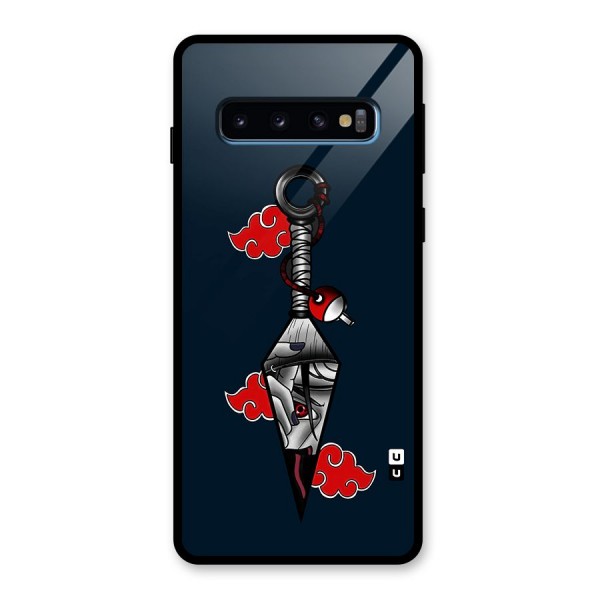 Itachi Kunai Naruto Glass Back Case for Galaxy S10