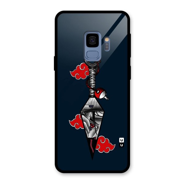 Itachi Kunai Naruto Glass Back Case for Galaxy S9