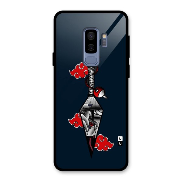 Itachi Kunai Naruto Glass Back Case for Galaxy S9 Plus