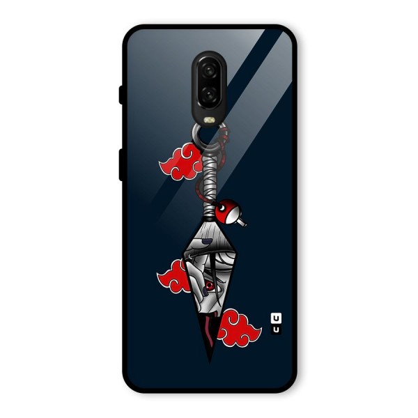 Itachi Kunai Naruto Glass Back Case for OnePlus 6T