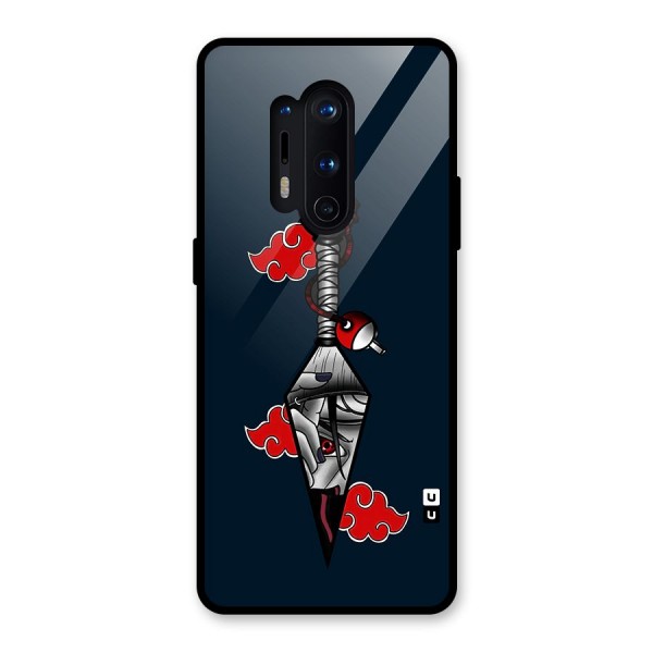 Itachi Kunai Naruto Glass Back Case for OnePlus 8 Pro