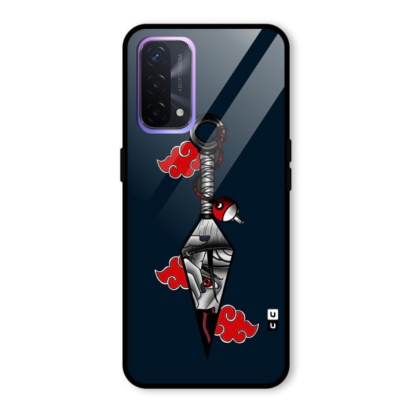 Itachi Kunai Naruto Glass Back Case for Oppo A74 5G