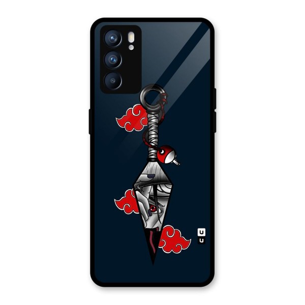 Itachi Kunai Naruto Glass Back Case for Oppo Reno6 5G