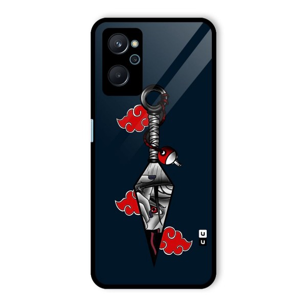 Itachi Kunai Naruto Glass Back Case for Realme 9i