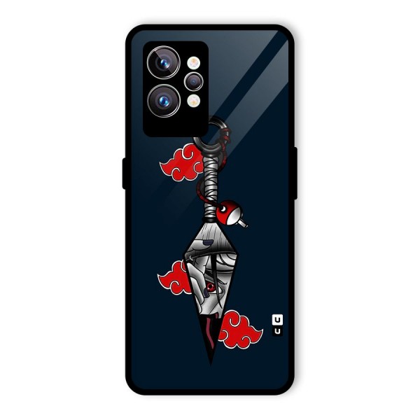 Itachi Kunai Naruto Glass Back Case for Realme GT2 Pro