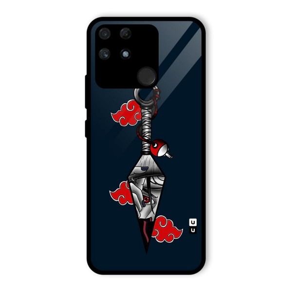 Itachi Kunai Naruto Glass Back Case for Realme Narzo 50A