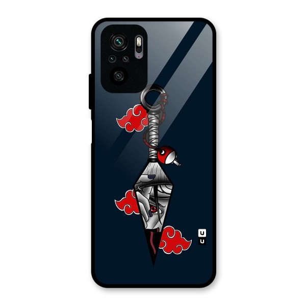 Itachi Kunai Naruto Glass Back Case for Redmi Note 10