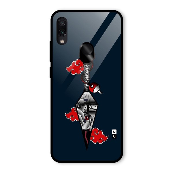 Itachi Kunai Naruto Glass Back Case for Redmi Note 7