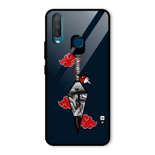 Itachi Kunai Naruto Glass Back Case for Vivo Y15