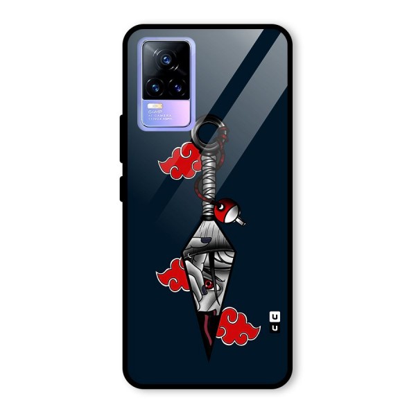 Itachi Kunai Naruto Glass Back Case for Vivo Y73