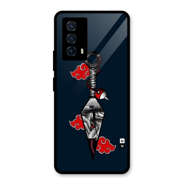 Itachi Kunai Naruto Glass Back Case for Vivo iQOO Z5