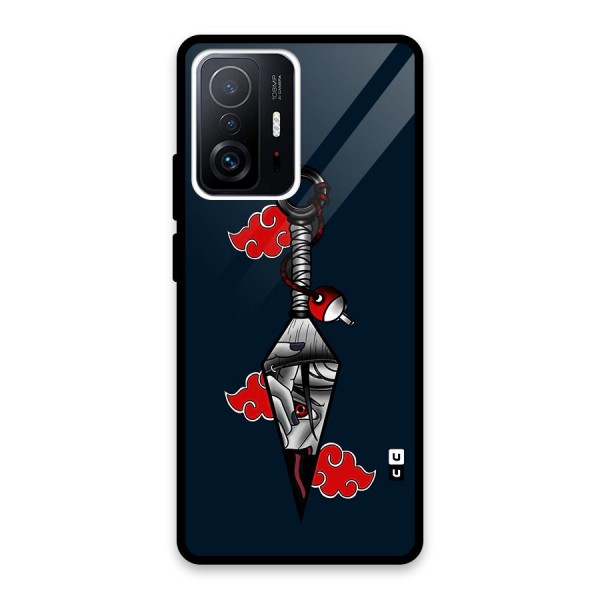 Itachi Kunai Naruto Glass Back Case for Xiaomi 11T Pro