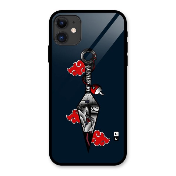 Itachi Kunai Naruto Glass Back Case for iPhone 11