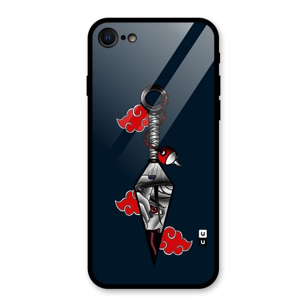 Itachi Kunai Naruto Glass Back Case for iPhone 8