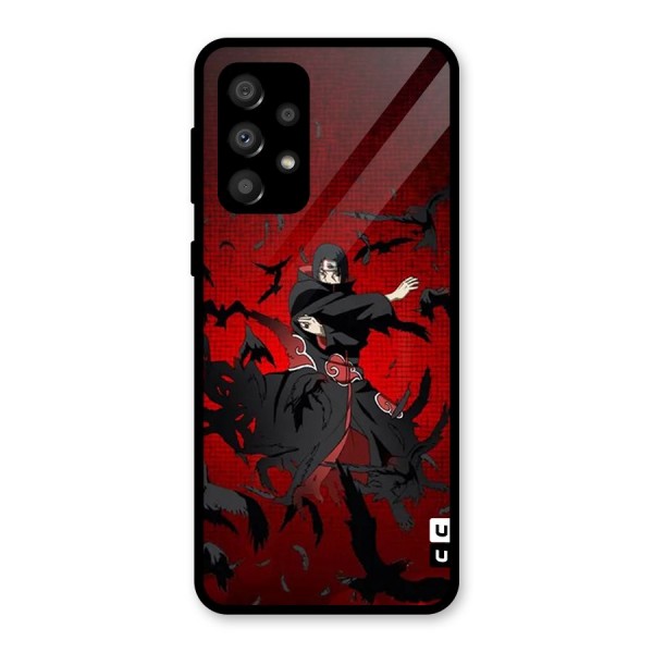 Itachi Stance For War Glass Back Case for Galaxy A32