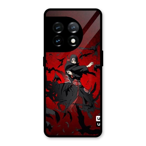 Itachi Stance For War Glass Back Case for OnePlus 11