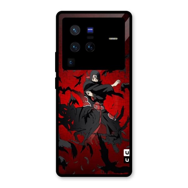 Itachi Stance For War Glass Back Case for Vivo X80 Pro