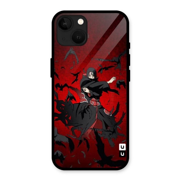 Itachi Stance For War Glass Back Case for iPhone 13