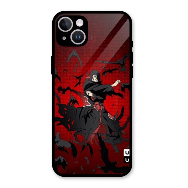 Itachi Stance For War Glass Back Case for iPhone 14 Plus