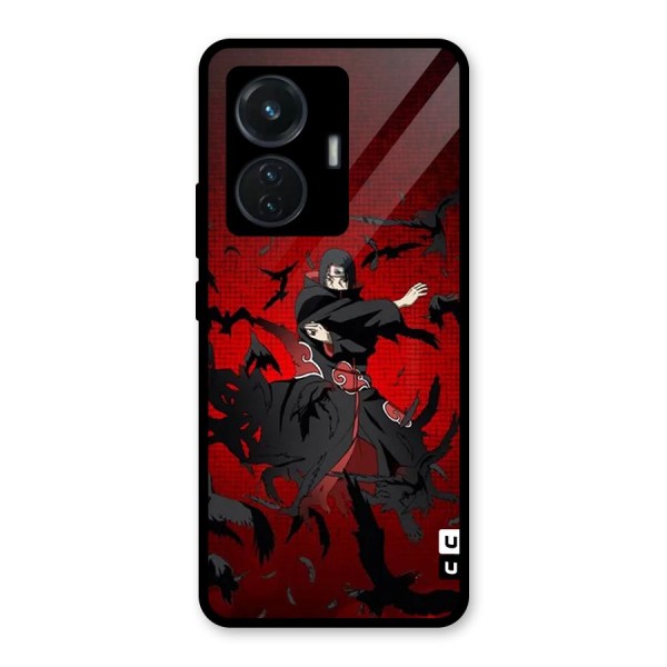 Itachi Stance For War Glass Back Case for iQOO Z6 44W