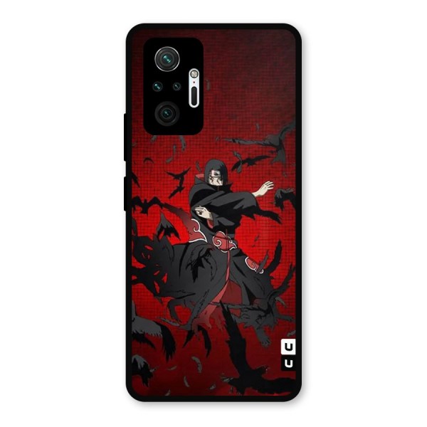 Itachi Stance For War Metal Back Case for Redmi Note 10 Pro