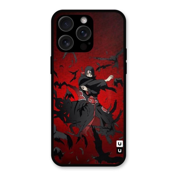 Itachi Stance For War Metal Back Case for iPhone 15 Pro Max